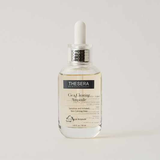 THESERA Cica Clearing Ampoule | Korean Acne, Redness & Calming Serum